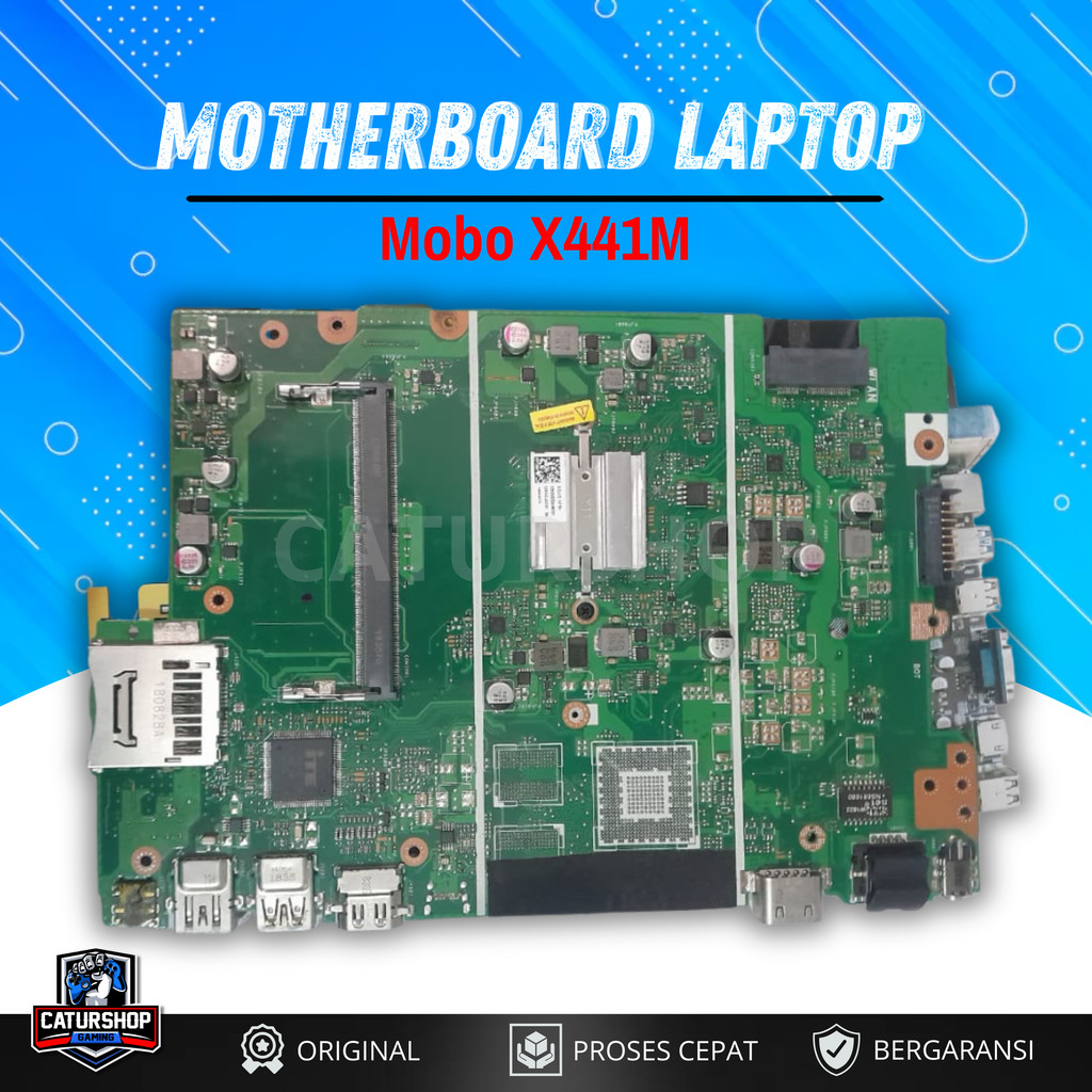 Motherboard Laptop ASUS X441M Bekas – Normal External, Tidak Tampil LCD / Chilboard HDD + Flexy  / M