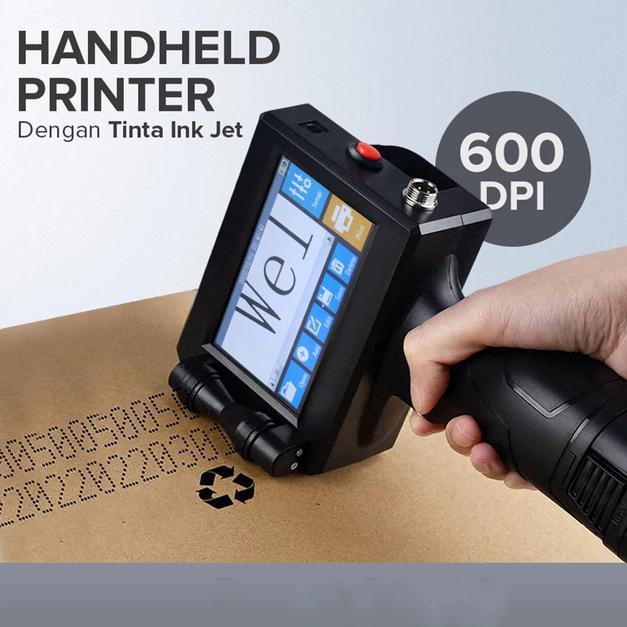 Mesin Printer Expired Date Logo Portable Handheld Intelligent Inkjet Printer