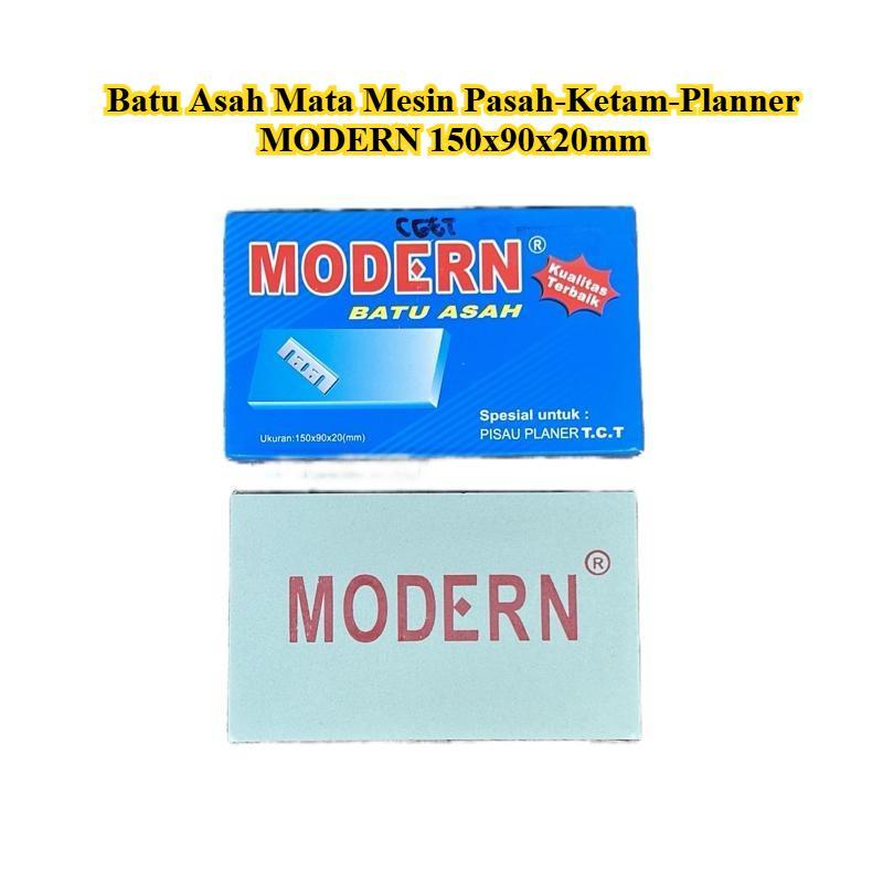 Batu Asah Mata Ketam MODERN 150x90x20mm - Batu Asah Mata Planner Mesin Serut Pasah Kayu Manual - Whe