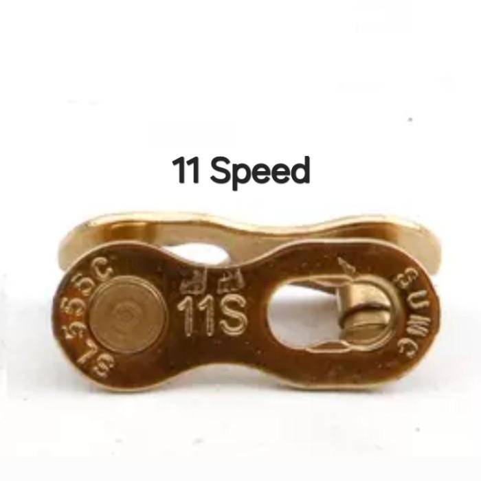SUMC Sambungan Rantai 11 Speed Gold Missing Quick Link 11 Speed Gold - Gold