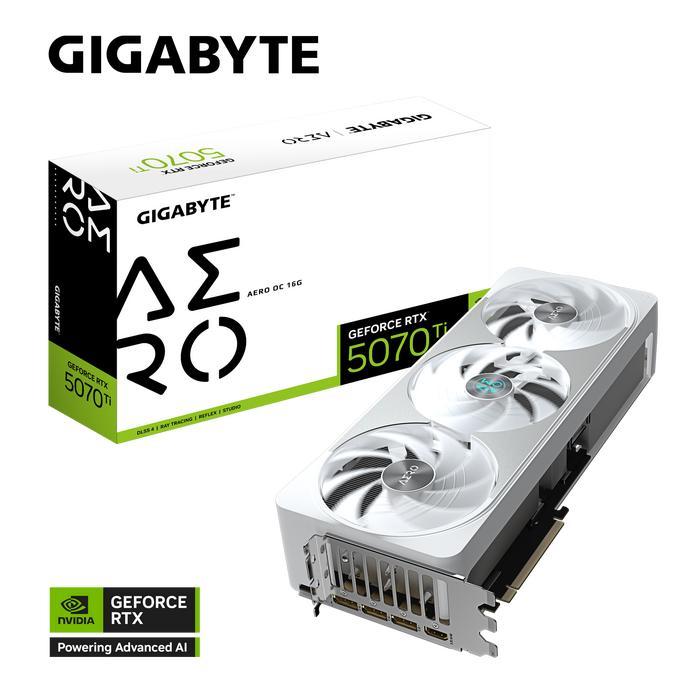 GIGABYTE VGA NVIDIA GEFORCE RTX 5070 TI AERO 16GB GDDR7 OC 3Y