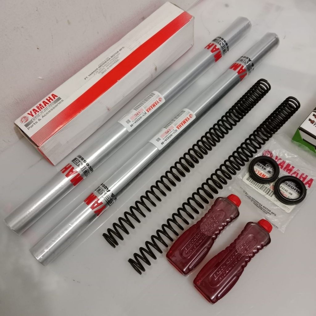 Shock Depan Vixion Old 2007-2012 Generasi Pertama Vixion+Oli+Per+Sil(3CI)Komplit