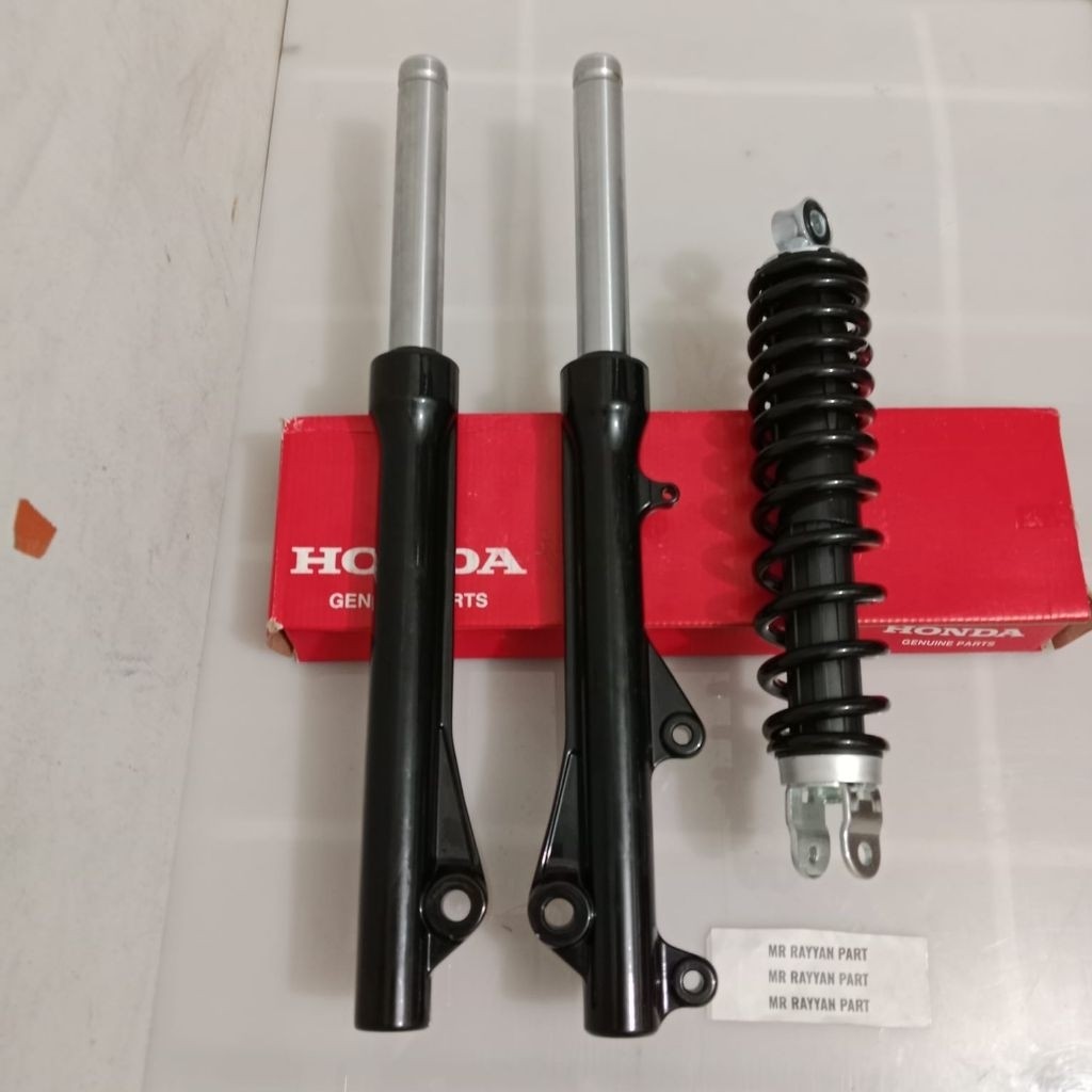 As shock depan tabung+shockbreaker belakang beat fi beat fi 2013-2019 beat fi KZL Komplit
