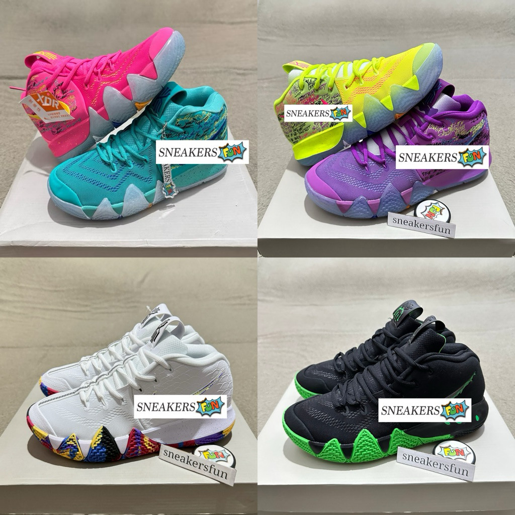 SEPATU BASKET KYRIE 4 NBA 2K18 TEAL PINK PREMIUM ORIGINAL