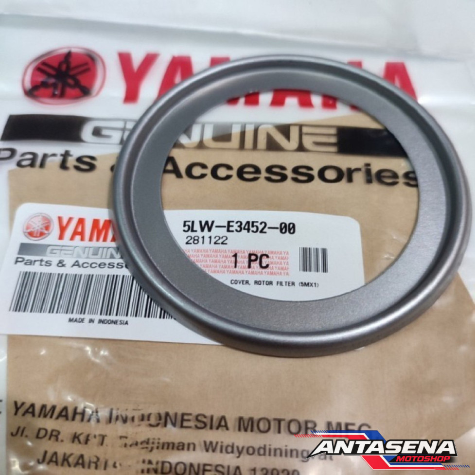 COVER ROTOR FILTER PLAT KREK KRUK AS NOUVO MIO SPORTY SMILE SOUL ORIGINAL YGP 5LW-E3452-00