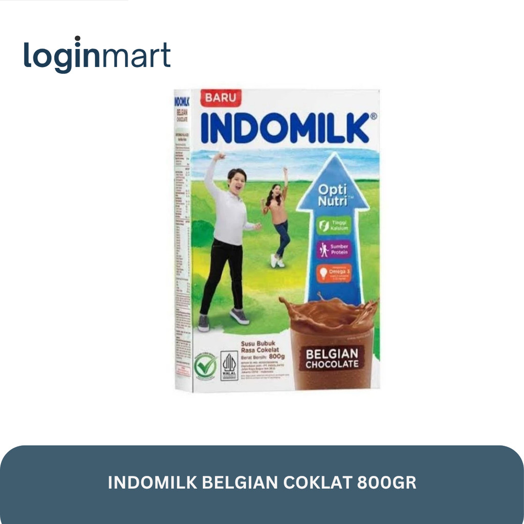 INDOMILK BELGIAN COKLAT 800GR