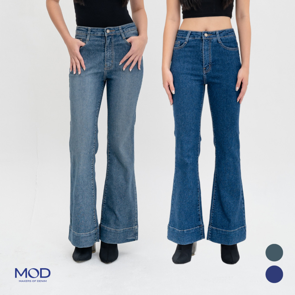 Mod Studio | Alora Flare Celana Jeans - Flare Jeans
