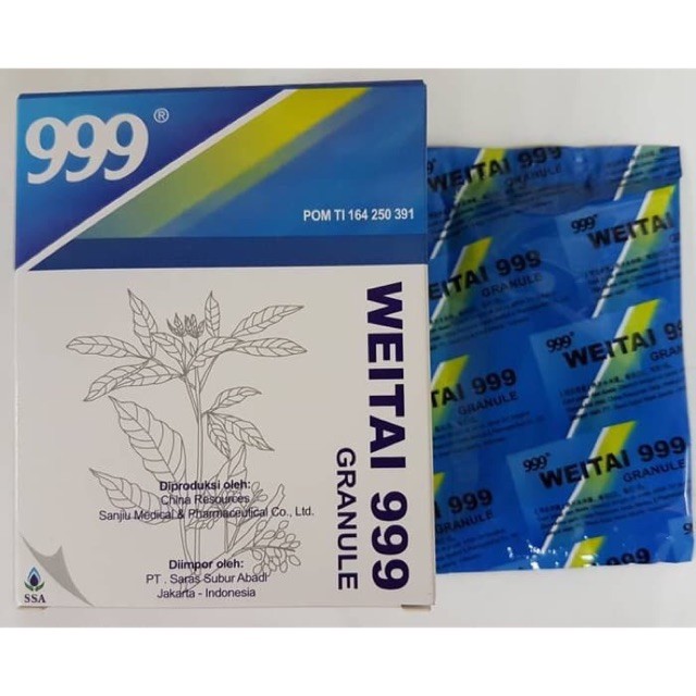 RECENT SL  Weitai 999 Granule obat lambung maaq pencernaan
