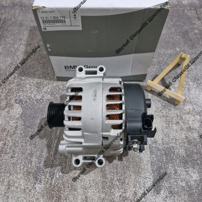 DINAMO ALTERNATOR BMW 14V 220A N54 F01 F02 X6 E71 E70 GENUINE GENERATOR 12317603778