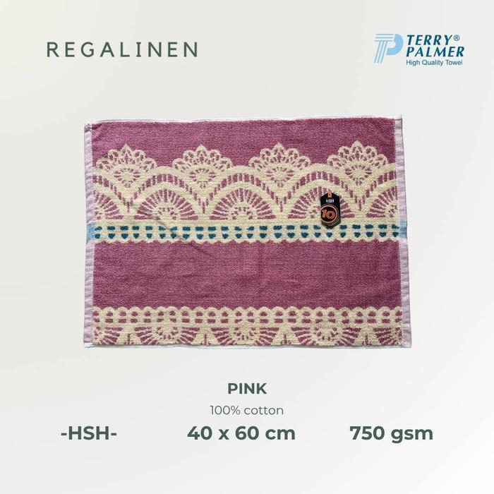 Keset Kaki Handuk HSH TERRY PALMER Motif Minimalis 40x60 Katun High Quality Bathmat Pure Cotton 100%
