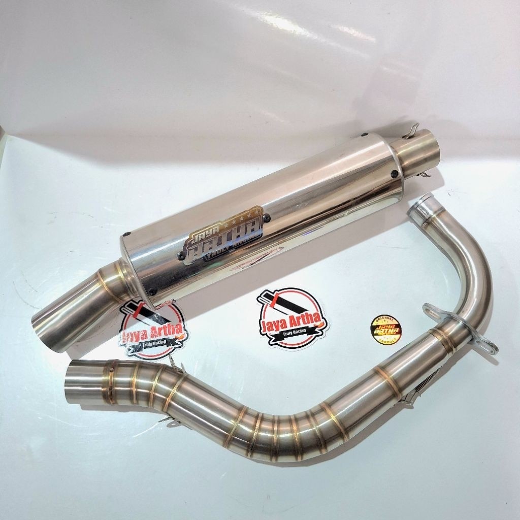 Knalpot Beat Carbu Beat Duluxe Inlet 38 Non Samlong Original Jaya Artha Racing  | Knalpot Bebasan Be