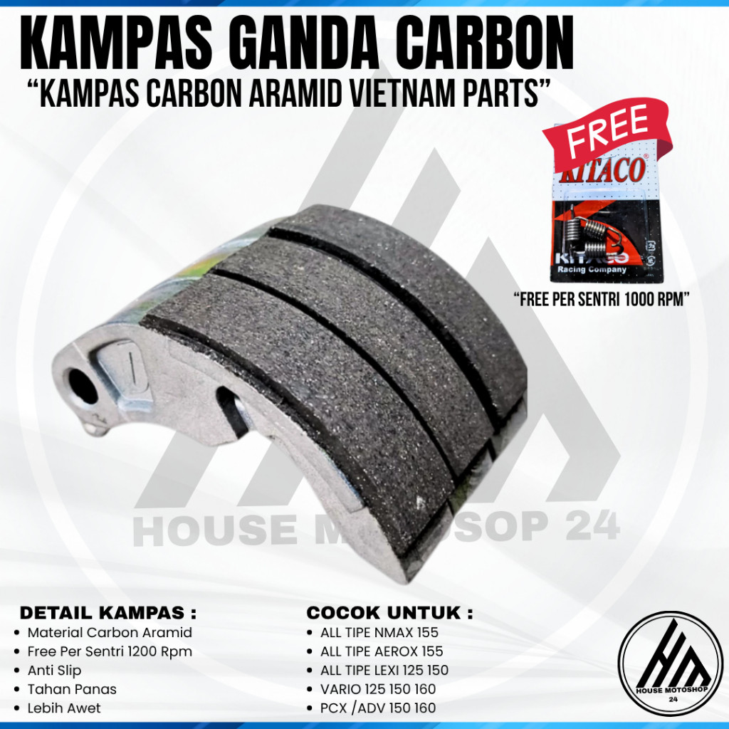 Surya Juara|| KAMPAS GANDA KARBON NMAX N MAX VARIO 125 PCX KAMPAS GANDA VARIO KAMPAS GANDA NMAX MANG