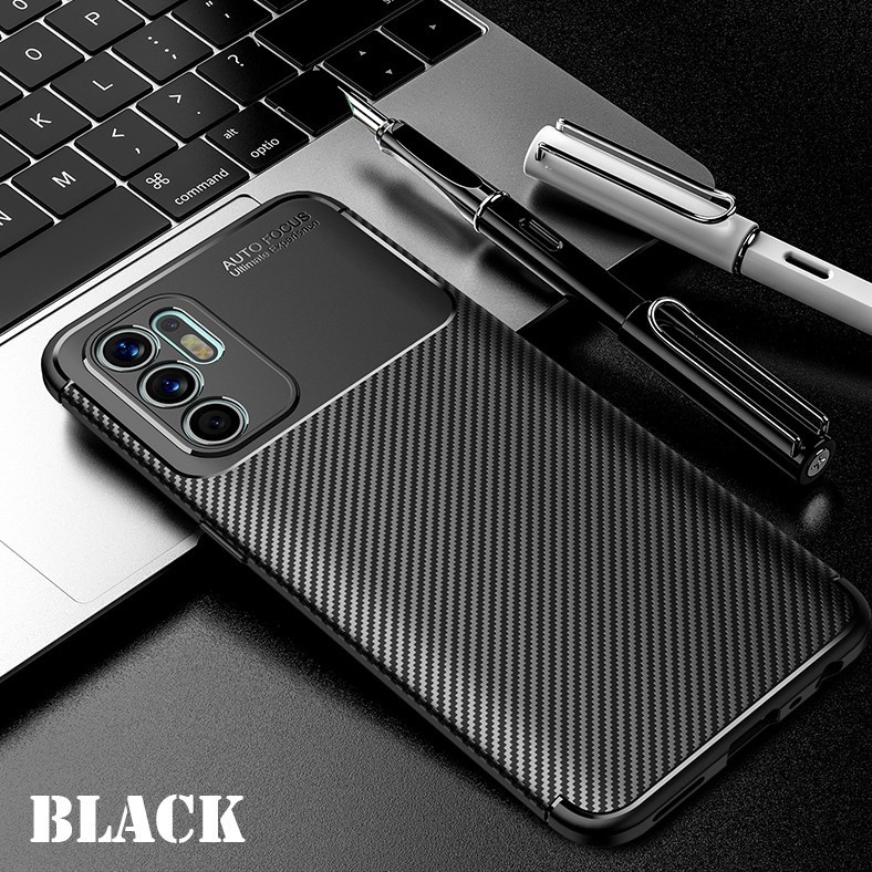 CASE OPPO RENO 6 4G 5G CASE CARBON AUTOFOCUS SLIM ARMOR - AUTOFOCUS NEW
