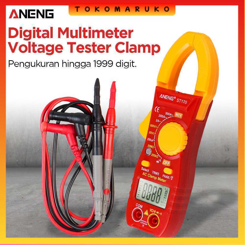 ANENG Digital Multimeter Tang Ampere Voltage NCV Tester Clamp - ST170
