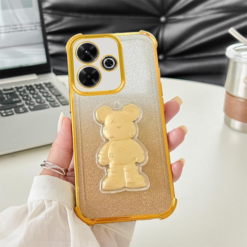 HP Soft Silikon Casing Untuk Redmi 13X Case Untuk Xiaomi Redmi13X Casing berkilau Berlapis bening Ke
