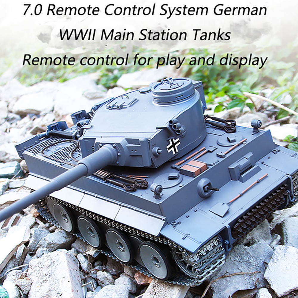 Henglong 3818 Versus Tank German Tiger Tiger I Heavy Remote Control Tank Sound Imitation Real Adult 