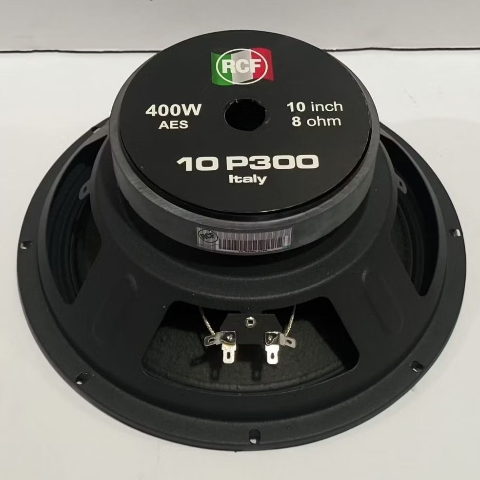speaker komponen 10 inch RCF 10P300 body kaleng Daya 400 watts / speaker 8 inch RCF 10P300  italy / 