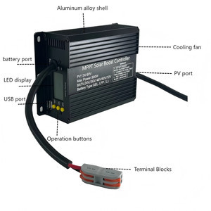 MPPT Solar Electric Vehicle Charging Controller 48V 60V 72V 400W Boost Solar Controller