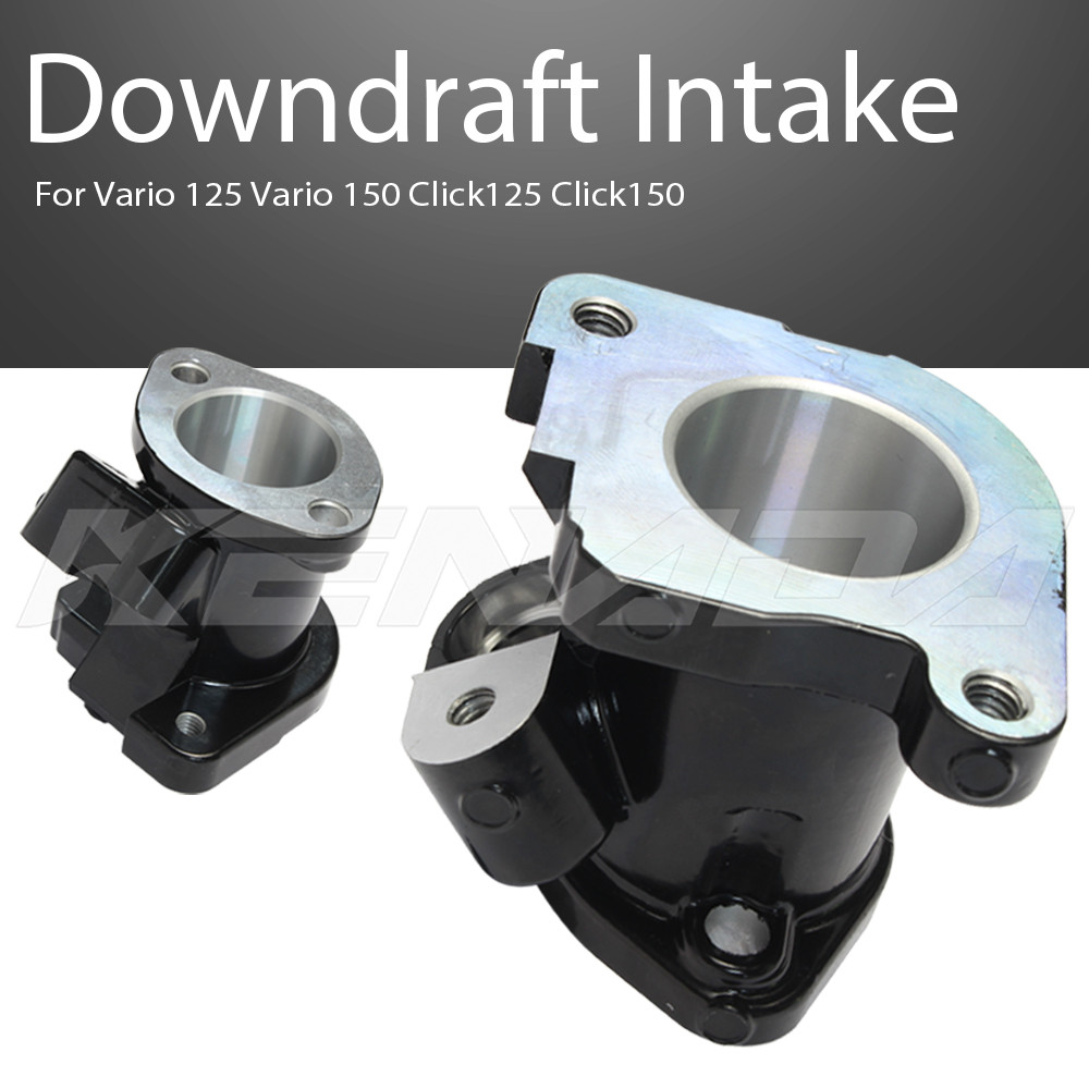 INTAKE DOWNDRAFT  90° VARIO 125/150/BEAT FI/SCOOPY 110 90 DERAJAT BY  Intake TB 28/30/32/34mm NEW
