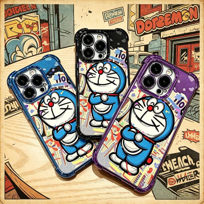 Casing HP Untuk REDMI9 REDMI9A/9I REDMI9C REDMI9T REDMI10 REDMI10A REDMI10C REDMI10X Doraemon Kartun