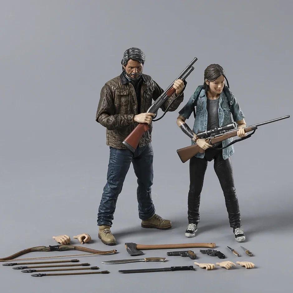NECA THE LAST OF US PART II Joel & Ellie (Ultimate 2 pack) Action Figure Figurine Collection Model D