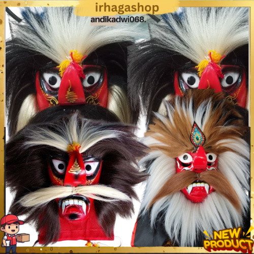 TERLARIS [MURAH] BUJANG GANONG/GANONGAN ALUS BAGUS SEDANG / topeng bujang ganong topeng ganongan ana