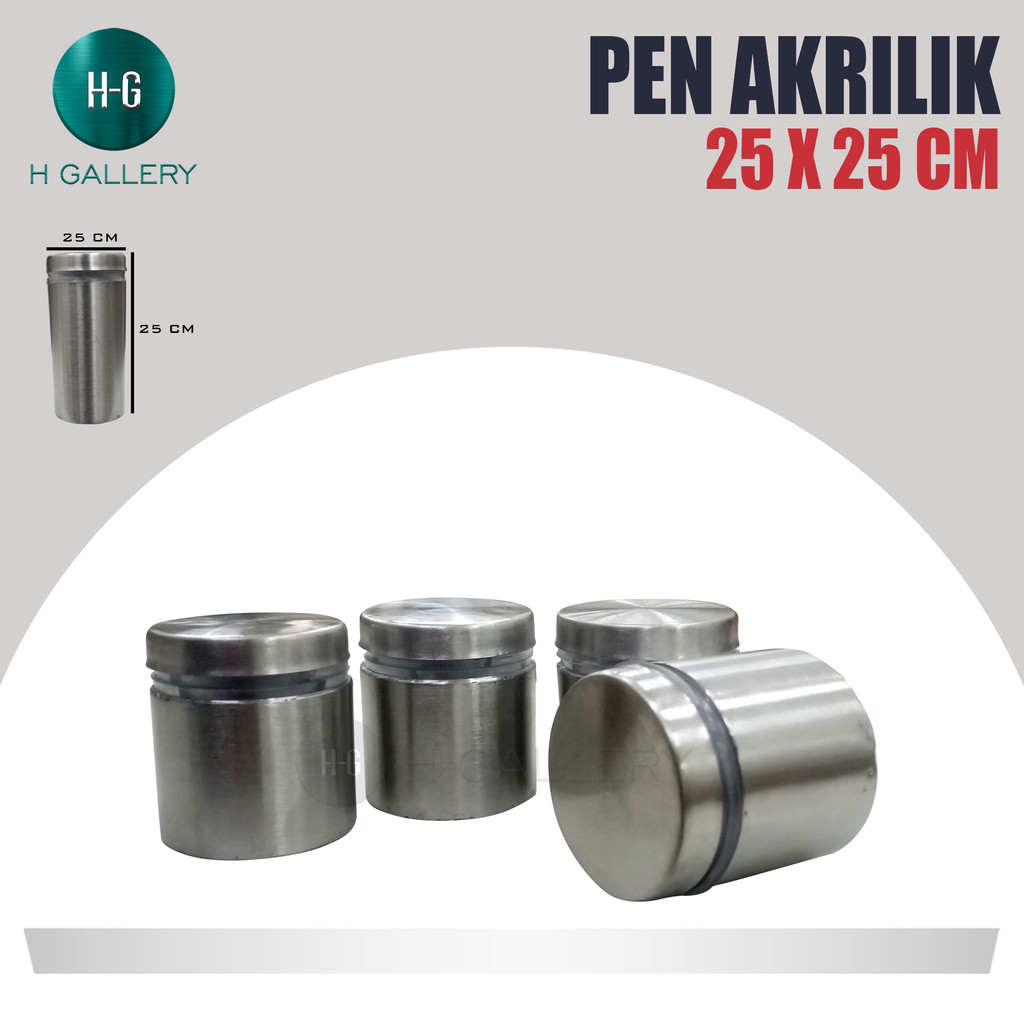 PEN IKLAN STAINLESS / PEN BAUT AKRILIK / SIGN BOARD - 25 X 25 25 X 30 25 X 40 *S
