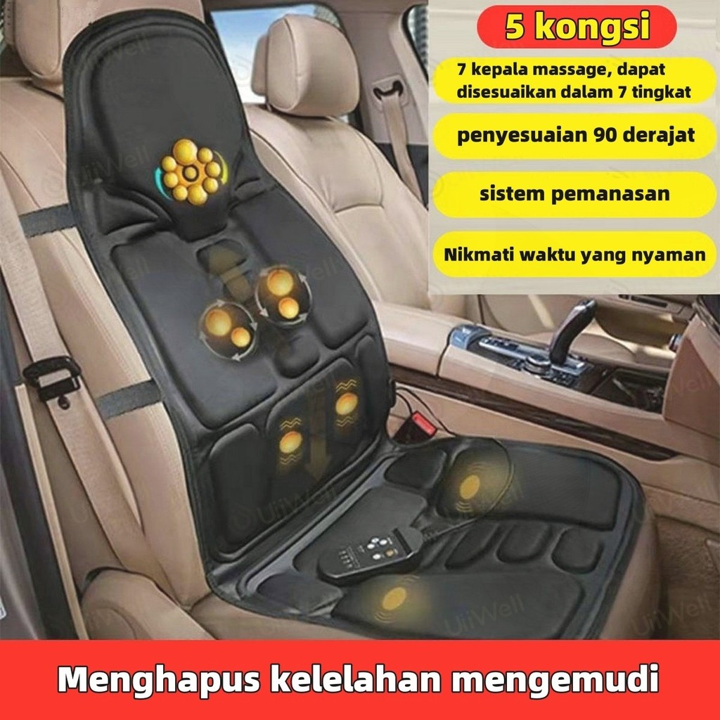 Kursi Pijat Getar Elektrik Terapi Massage Portable Pijit Leher Punggung Pinggang Paha Full Body