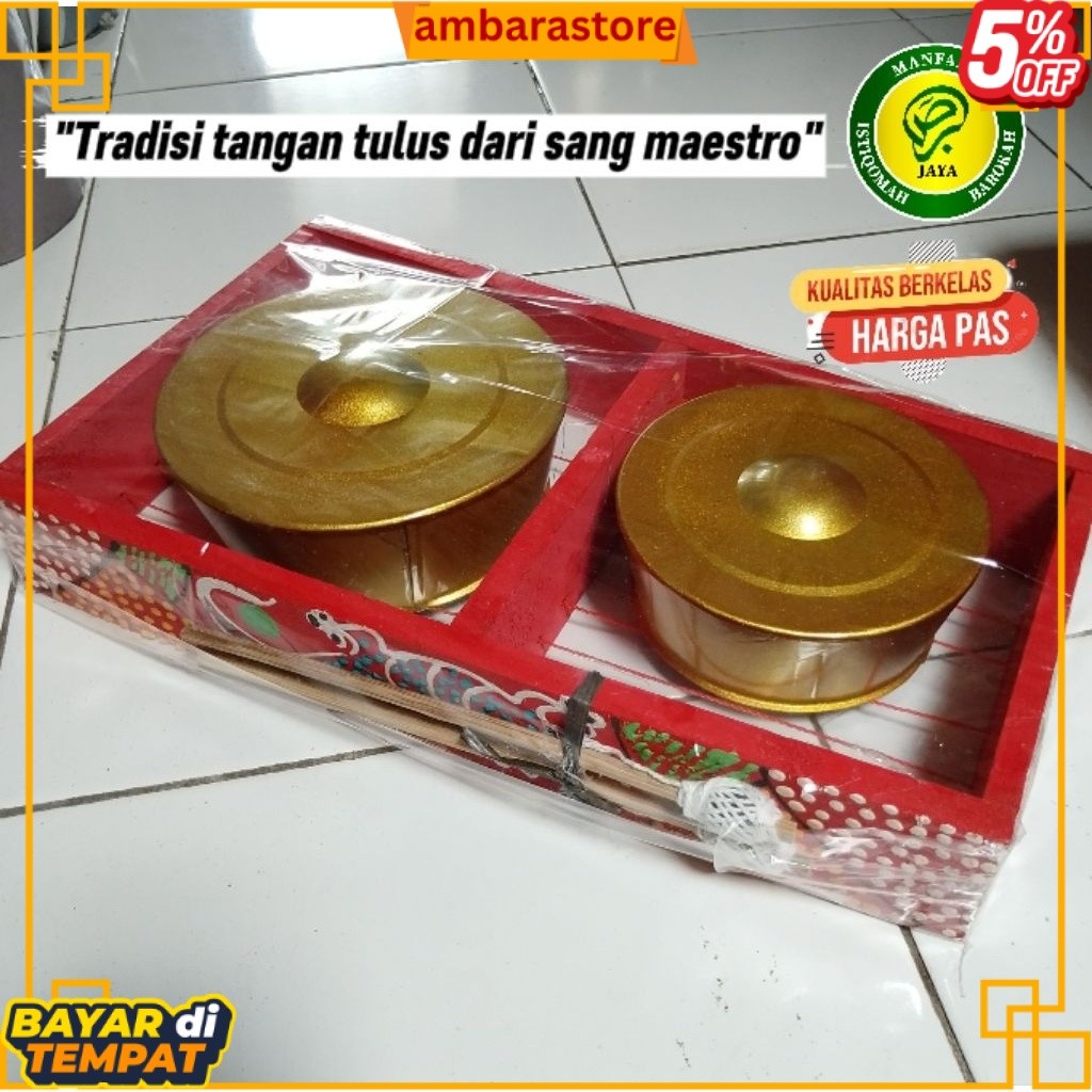 NEW Kenong Gamelan Anak Gamelan Mainan Edukatif Alat Musik Tradisional Isi 2 Mbah Yanto_maestro ABS