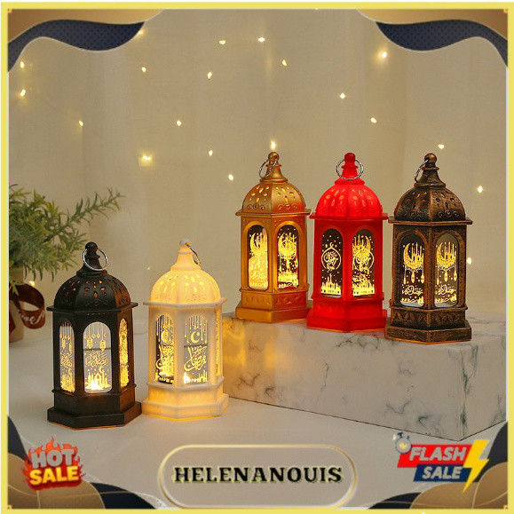 Lampu Lebaran Dekorasi Idul Fitri / Table Light Ramadan / Lentera Lebaran Lentera Idul Fitri WAJIB P