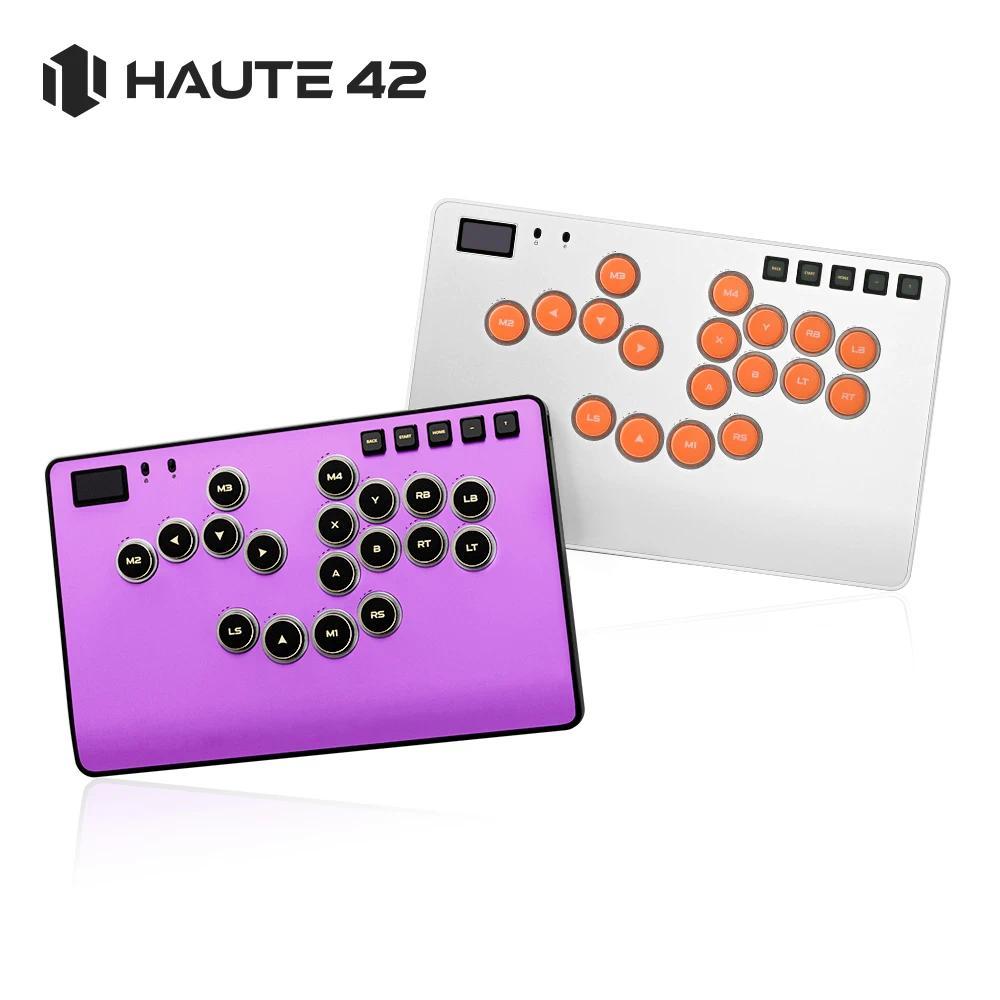 Haute42 C-AT Magnetic CNC Aluminum Alloy Leverless Hitbox Controller Stickless Arcade Stick For PC/P