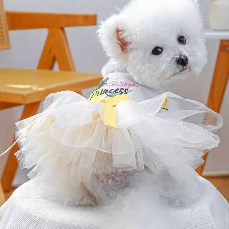 [TamanPet] Gaun tipis gaun pinggang tipis princess cantik mode baru seragam nyaman elegan dan