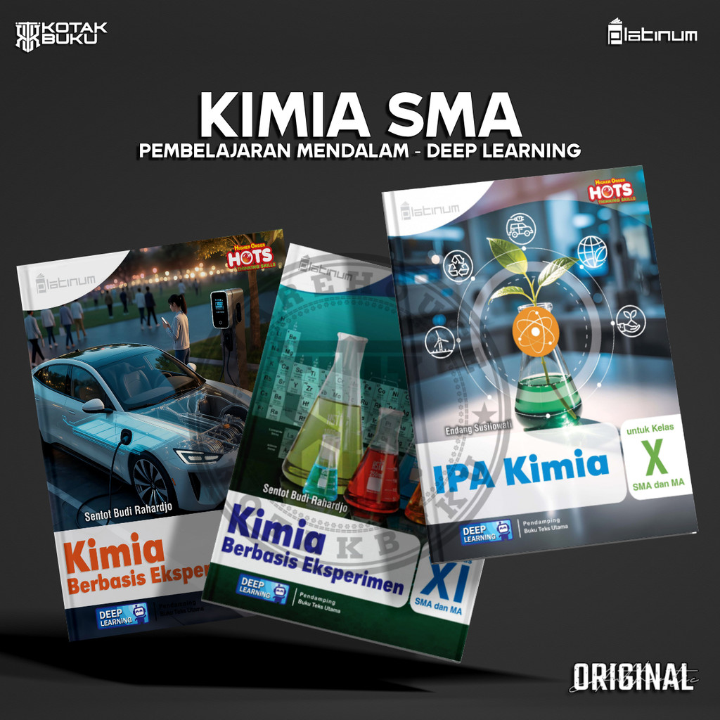 [ TS ] Buku Kimia Kelas 10 11 12 SMA Deep Learning  / Kimia SMA / Pembelajaran Mendalam /  Platinum