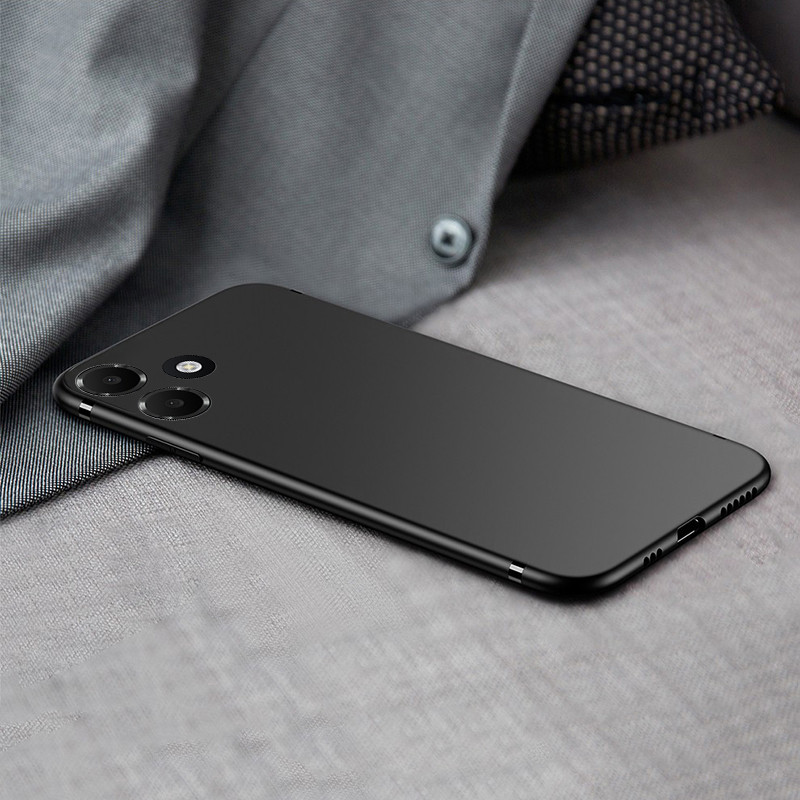 Untuk Casing Ponsel OPPO A6C Soft Slim Micro Matte Pelindung Silikon Fleksibel dengan Penutup Mirip 