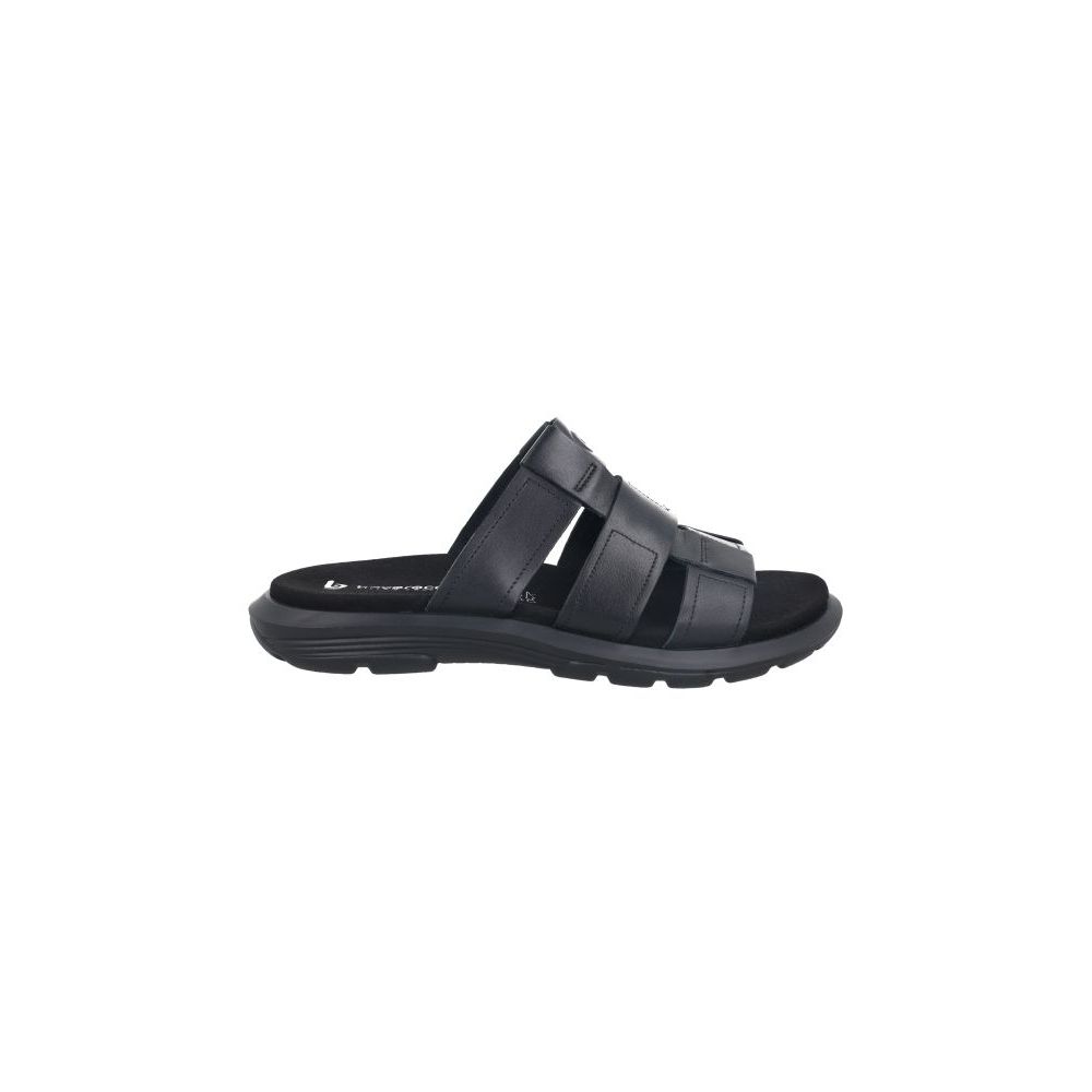 Bocorocco U. Marco 02 Nero - Sandal Pria Kulit Asli