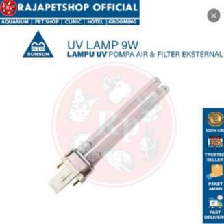( SPARE PART ) SUNSUN UV LAMP 9 W / 11 W WATER PUMP EXTERNAL FILTER CANISTER - UV LAMP 9 WATT