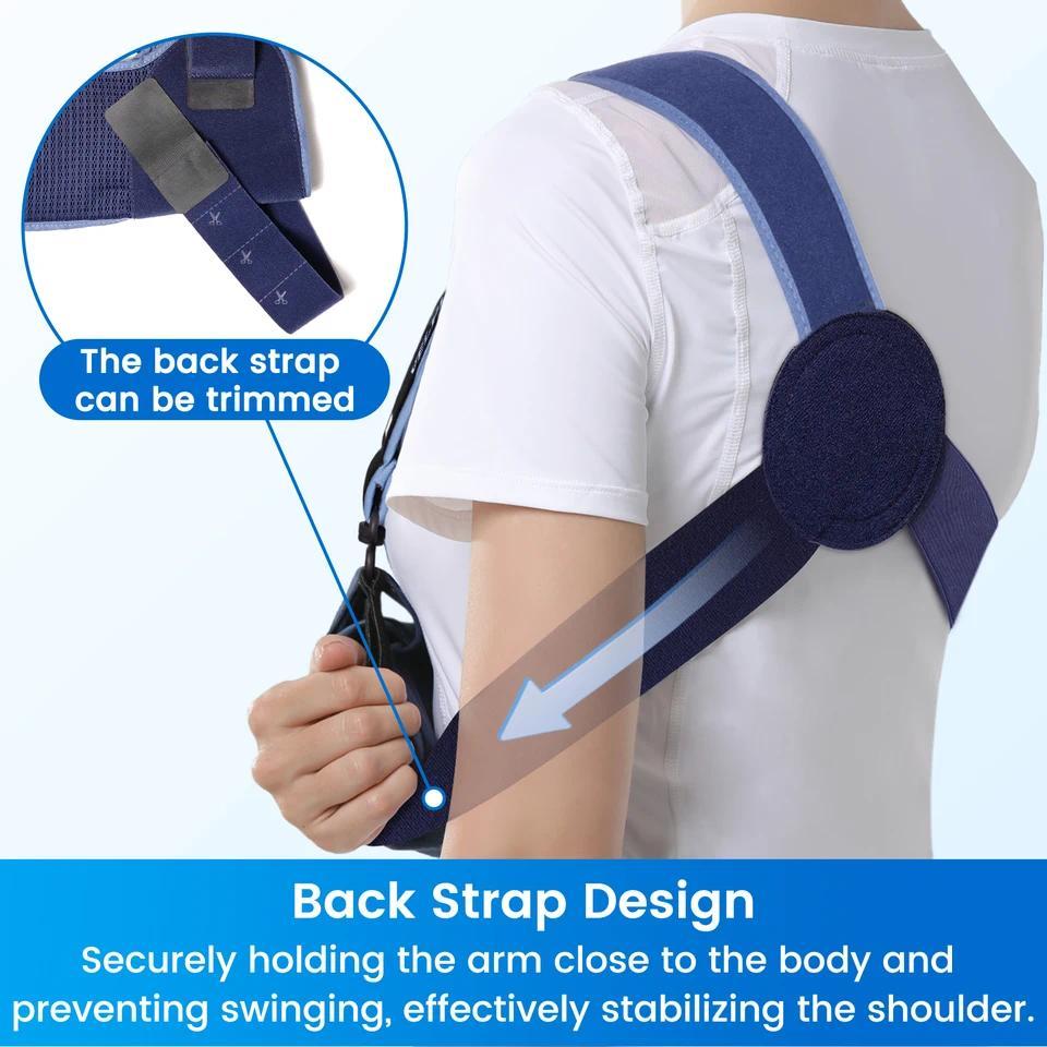 VELPEAU Penyangga Lengan untuk Cedera Rotator Cuff, Patah Tulang Tangan dan Dislokasi Siku, Penyangg