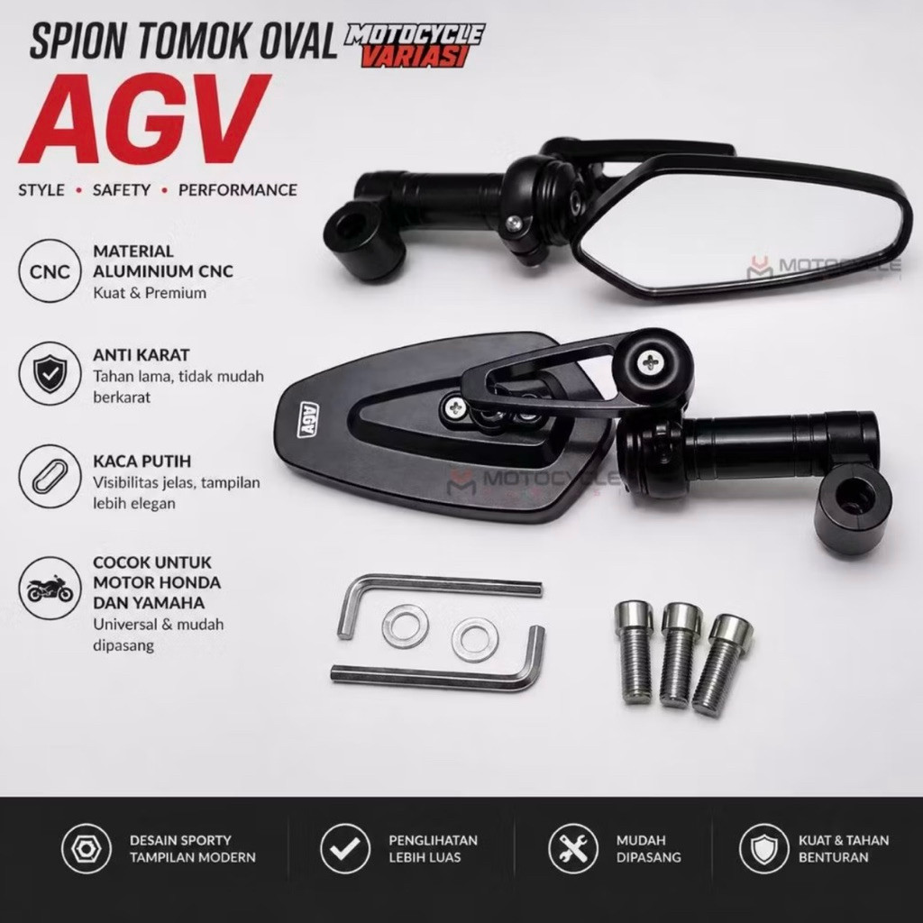 Spion Tomok Oval Octagon AGV Racing