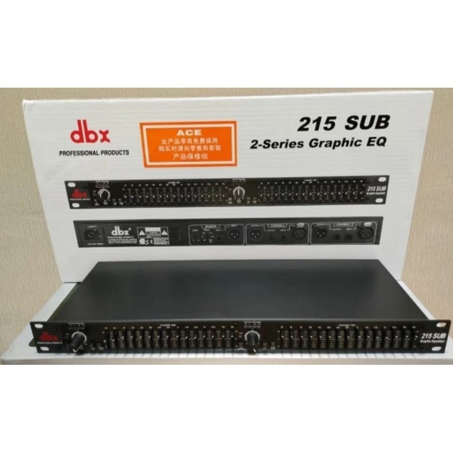 equaliser EQ DBX 215 + SUB