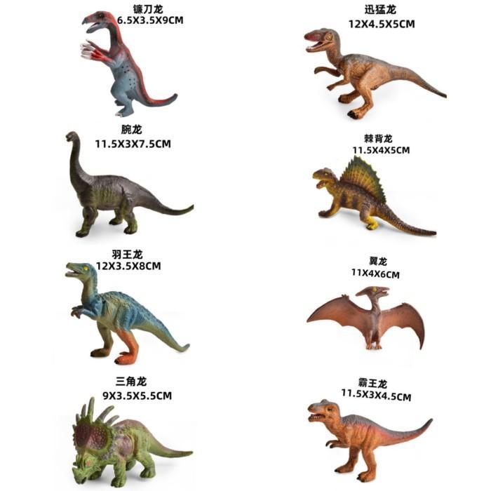 Topper Dinosaurus, Hiasan Kue Dinosaurus, Mainan Dinosaurus