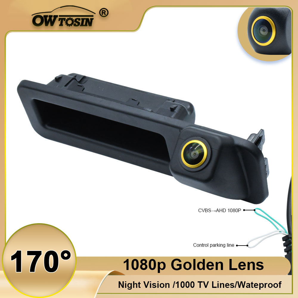 170° AHD 1920*1080P Vehicle Trunk Handle Rear View Camera For  BMW 1 Series X1 X3 X5 2018 2019 2020 