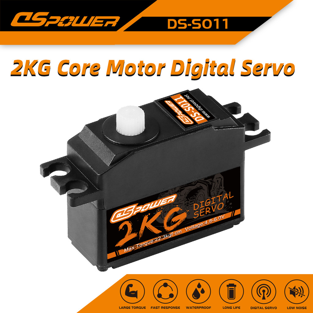 DSpower 2KG Core Motor Servo gital Servos Waterproof for 144001 12428 124018 mn99s mn86 1/12 RC Car 