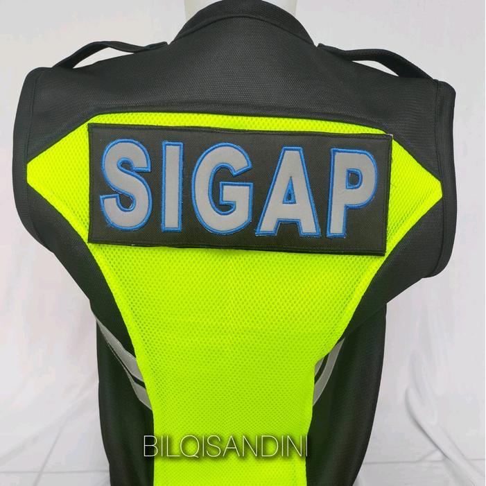rompi security sigap jala tebal terbaru pria - sigap, S