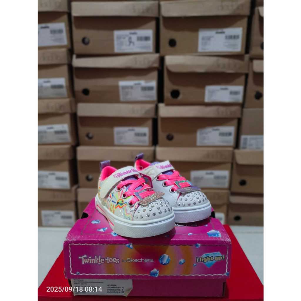 Sepatu Anak Skechers Twinkle Toes Unicorn Sunshine 314802n/WMLT Original 100%
