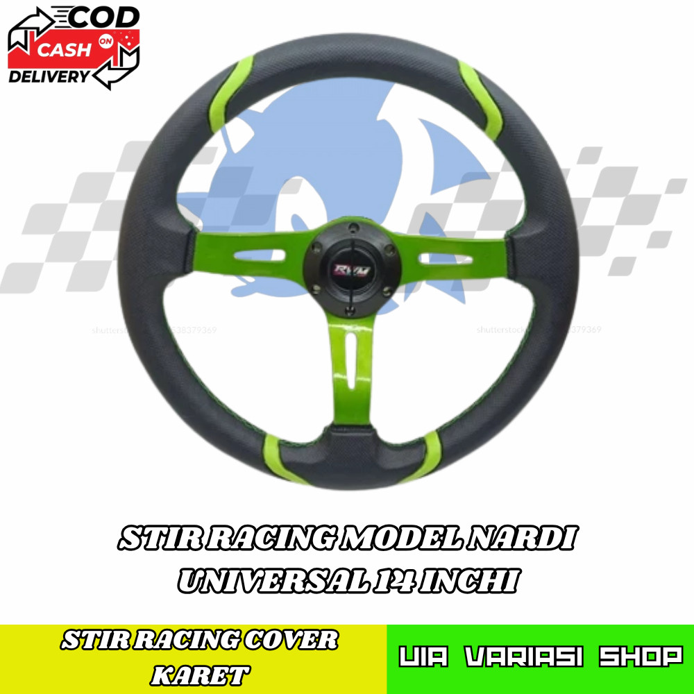 Stir Mobil Racing 13 Inch Stir Mobil Variasi 14 Inchi Universal
