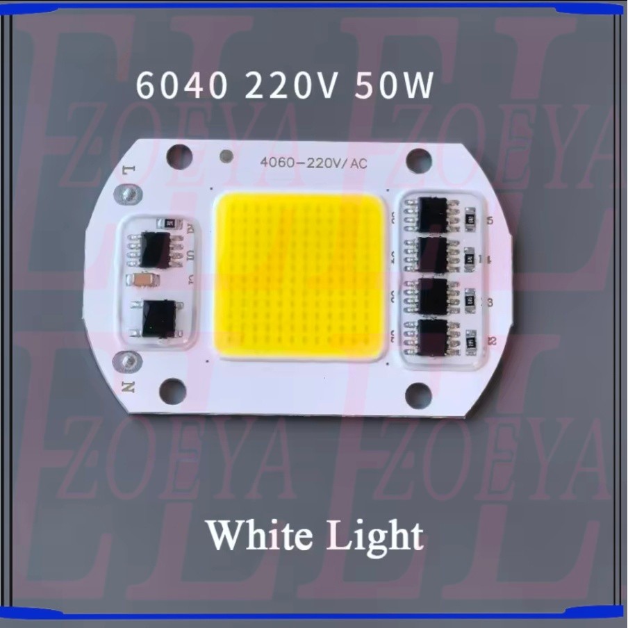 PROMO... Chip LED Lampu Floodlight Spotlight Putih / Kuning 50W Lebih Tahan Lama Dan Hemat Energi