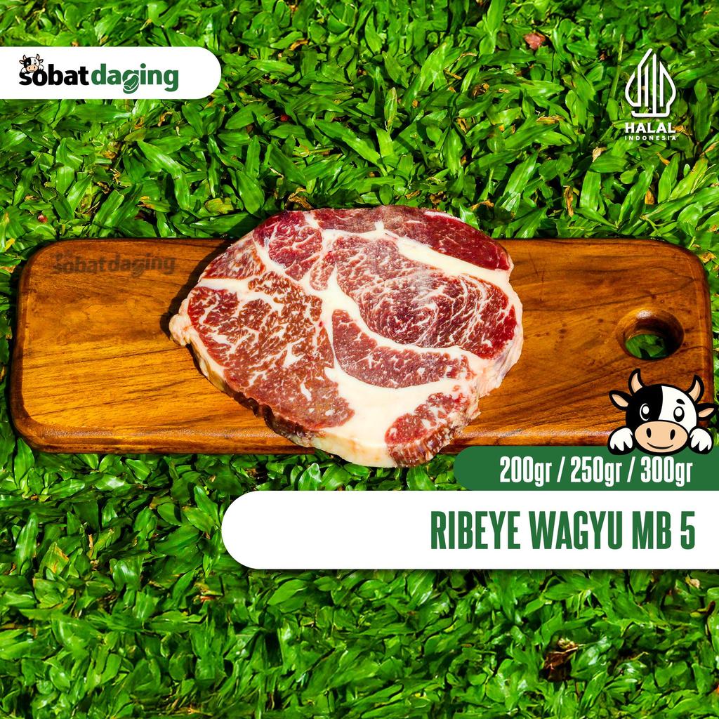 Ribeye Wagyu Steak MB 5 AUS Signature Cut / Steak Ribeye MB 5