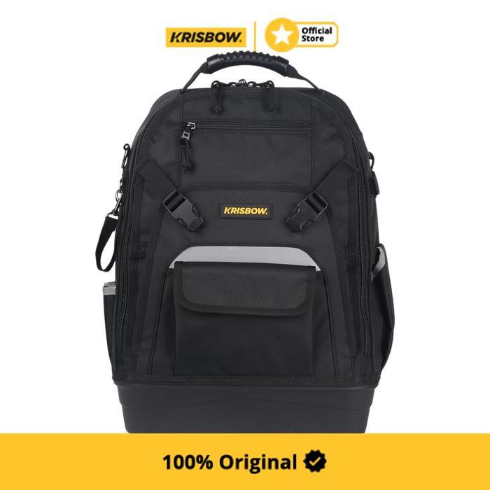 Krisbow 30 ltr Tas Ransel Perkakas - Hitam Tool Bag Tool Pouch