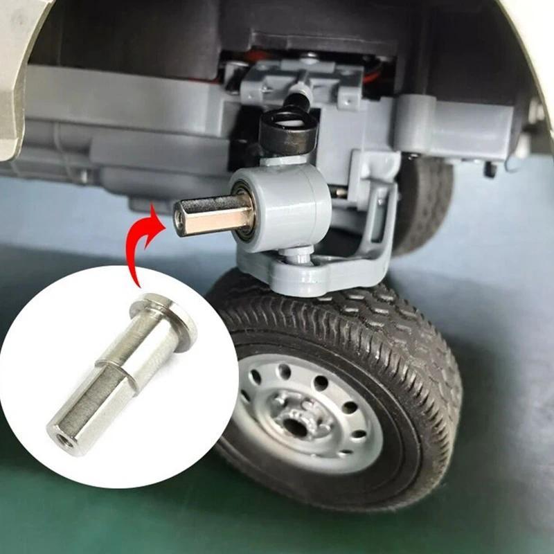 5Mm Metal Combiner Wheel Hub Hex Adapter with Bearing Upgrade Accessories for Wpl D12 1/10 Rc Truck