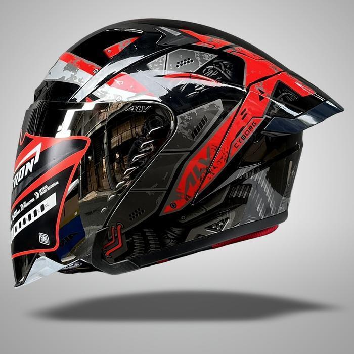Helm ALV ULTRON PRO MOTIF CYBORG Visor Silver
